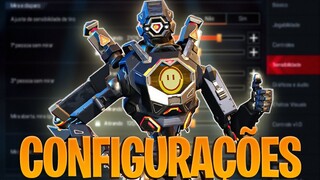 MELHORES CONFIGURAÇÕES PARA SEASON 3 DO APEX LEGENDS MOBILE (HUD + SENSIBILIDADE)