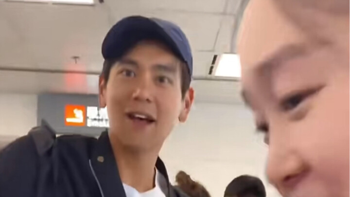 Ran into Eddie Peng at the airport!
