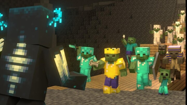 Zombie Horde ปะทะ Holdouts (แอนิเมชั่น Minecraft)