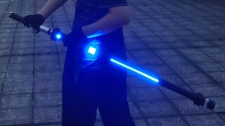 [Lightsaber/Sword Rotation/Dual Wielding Double-Headed Four-Sword Style] If the video goes viral, I'
