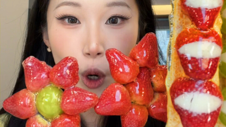 Món tào phớ sữa trứ danh đang hot trên mạng, cùng với sữa chua cold brew và kẹo hồ lô dâu tây hoa hư