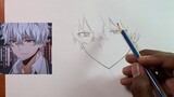 ASMR | how to draw anime boy step-by-step