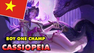 TUYỆT ĐỈNH BOY ONE CHAMP CASSIOPEIA VIỆT NAM CỰC HIẾM - ÔNG TRÙM ULTI NGƯỢC