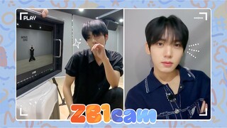 [ZB1 CAM] 维辰 VLOG | ‘Criminal’舞蹈练习 | 来拍摄现场玩的忙内应援团 | 接力亲亲