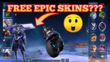 HOW TO GET FREE EPIC SKINS IN MOBILE LEGENDS