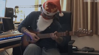 Santa banging his guitar? ? ?