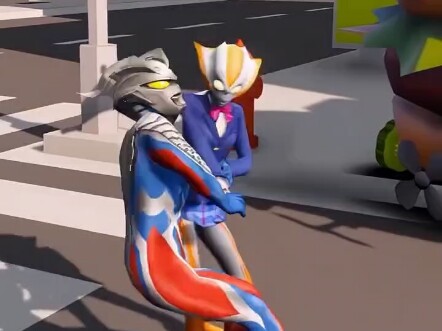 Ultraman Zero sangat tampan!