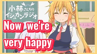 Now we're very happy