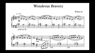 William So - Wondrous Bravery (audio + sheet music)