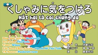 Doraemon : Hắt hơi là coi chừng đó