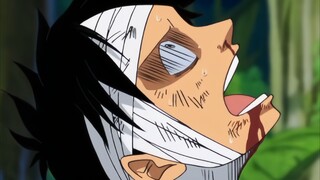 Luffy sedih atas kepergian Ace