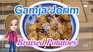 Funny recipes - Gamja jorim (Braised potato)  / Món ăn Hàn Quốc - Korean food