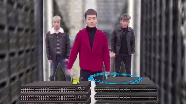 The swaying yang who went to lay the network cable