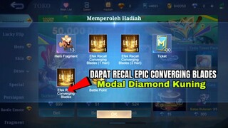 DAPAT RECAL PERMANENT DARI PROMO DIAMOND KUNING HOKI