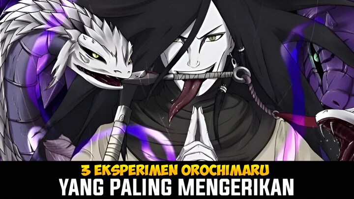 3 Eksperimen Orochimaru Yang Paling Mengerikan Di Anime Naruto