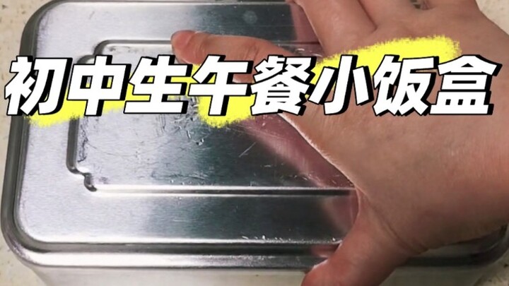 初中生午餐小饭盒：红烧肉，豆浆雪梨汁