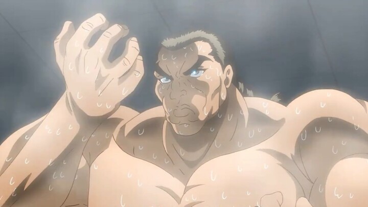 The man practiced iron sand palm for two and a half years, and with one knife move he split the sand
