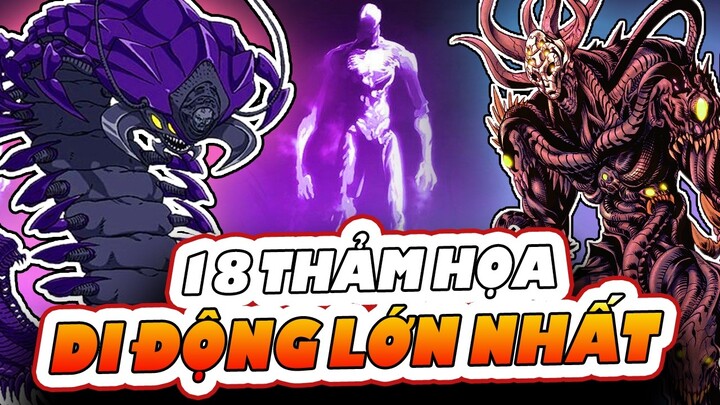 ONE PUNCH MAN| Top 18 Thảm Họa Có Kích Thước Khủng Nhất One Punch Man