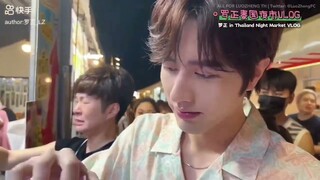 [THAI SUB] หลัวเจิ้ง พากินที่ตลาดกลางคืน จ๊อดแฟร์ แดนเนรมิต | LuoZheng in Thailand Night Market VLOG