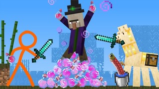 Stickman vs. มายคราฟ Series ตอนที่ 21: แม่มด
