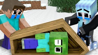 Monster School Baby Zombie With Friends ฆ่า Virus Zombies - Sad Story - Minecraft Animation