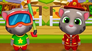 Talking Tom Gold Run - Splashy Tom and Fireman Tom Outfits