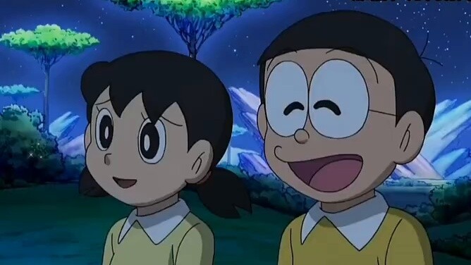 Doraemon: Nobita and Blue Fatty came to the little people's planet, but the people here regarded the