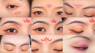 Trang điểm mắt, vẽ chu sa cổ trang Trung| Chinese ancient eyes makeup- Nhã Di Các.