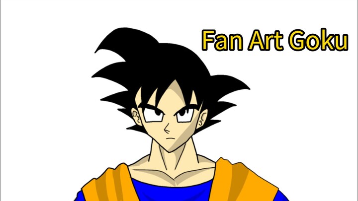 Bagaimana Cara Membuat Fan Art Goku