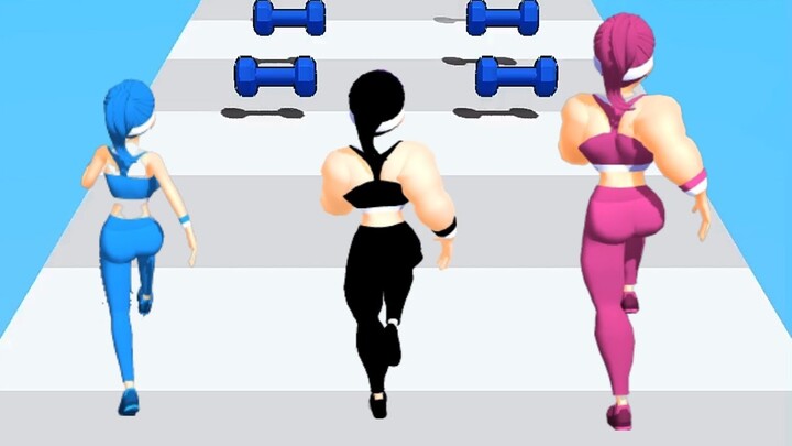 Muscle Girl Race | Gameplay All Levels | Game Game Android, ios