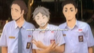 best friend asahi and Sugawara and Daichi