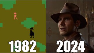 Evolution of Indiana Jones Games [1982-2024]