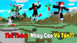 MINECRAFT THỬ THÁCH nhảy cao 255 block ai sẽ sống sót...
