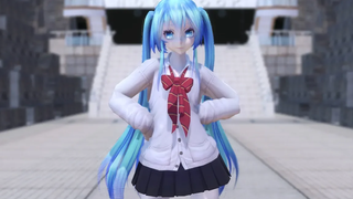 【MMD】Pick Me - คาร์ดิแกน Tda Hatsune Miku เบจ