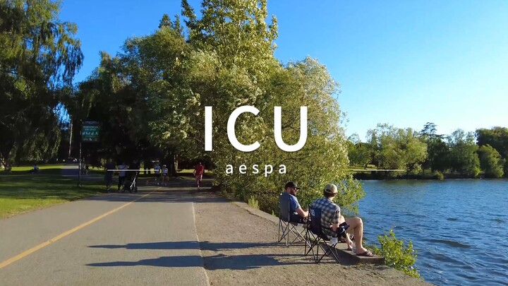 【aespa】ICU | Strolling by the lake in the sunshine at the park—when the music kicks in, it’s like th