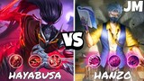 Thí Nghiệm MLBB P3 - Hayabusa VS Hanzo Ai Là Vị Tướng Có Kĩ Lăng Ảo Diệu Nhất | Jin Moba