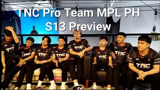 TNC Pro Team Media Interview | MPL Philippines S13 Preview