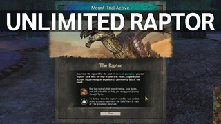 Free to Play Unlimited Raptor Mount Trial - Guild Wars 2 Guide