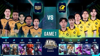ONIC PRODIGY VS DEWA UNITED RHODES GAME 1 | MDL ID S9 | PROGRESSIVE ROUND | HARI 4 PUTARAN 1