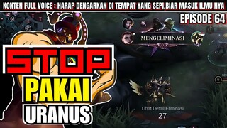 STOP PAKAI URANUS || URANUS GAMEPLAY || URANUS BEST BUILD 2024.MLBB/MOBILE LEGENDS