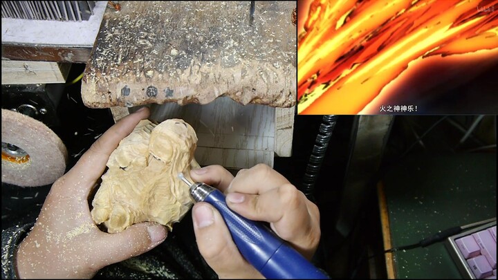 [Hình ảnh Hardcore] Khắc gỗ Thanh Gươm Diệt Quỷ Nezuko Hiện trường vụ tai nạn xe hơi lớn