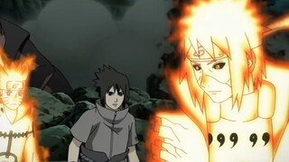 All ninjutsu is ineffective against Six Paths Obito, and Naruto turns the tide of the battle at the 