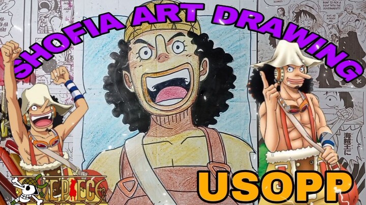 drawing Usopp