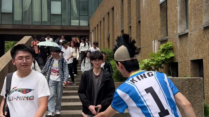 A Marco Polo has appeared at Hunan University.
