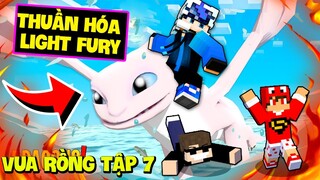 MINECRAFT VUA RỒNG YTB #7 | NOXUSS ĐỘT NHẬP HANG MẸ CON RỒNG BĂNG, THUẦN HÓA LIGHT FURY SIÊU XỊN