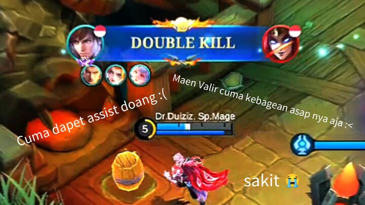 Maen Valir yang kebagean cuma asap nya doang 😭 kill nya susah, wajib skypiercer !