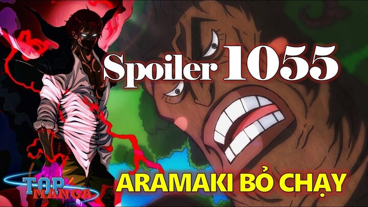[Spoiler OP 1055]. Shanks Haki bá vương khiến Aramaki bỏ chạy| Momo sử dụng Boro Breath!!!