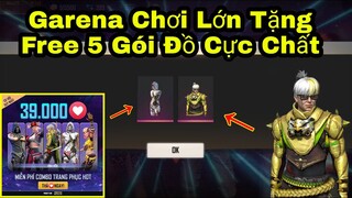Free Fire]/Garena Bất Ngờ Thông Báo Tặng Miễn Phí 5 Gói Đồ Cực Chất Cho Game Thủ Khi Thả Tim?