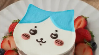 Kue Miku-Hachi kecil yang lucu dibuat dengan cetakan khusus (´ω`)