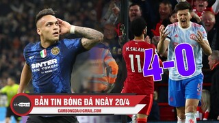 Bản tin Bóng Đá ngày 20/4 | MU thua tan nát trước Liverpool; Inter vào chung kết Coppa Italia